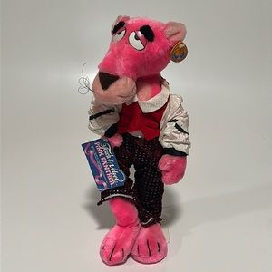 15” Vintage 1980 Pink Panther Stuffed Plush Special Effects Clean Smoke Free